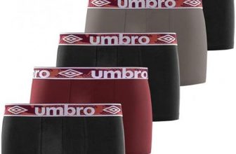 Lot de 5 Caleçon Homme 100% Coton Umbro