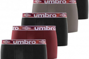 Lot de 5 Caleçon Homme 100% Coton Umbro